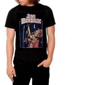 Jimi Hendrix Jamming Photo rock blues Official T-Shirt M NWT